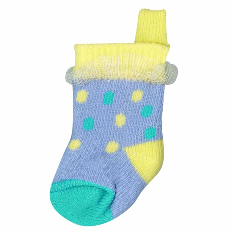 Lace And Dots Decoration Mini Sock