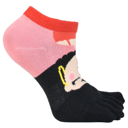Fashion Toe Sock with Girl