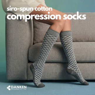 Siro-spun Cotton Compression Socks