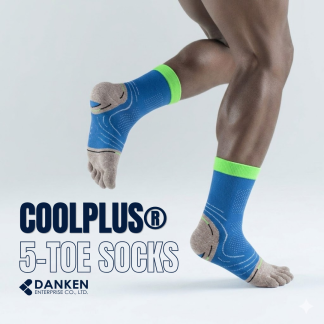 CoolPlus® 5-Toe Sport Socks