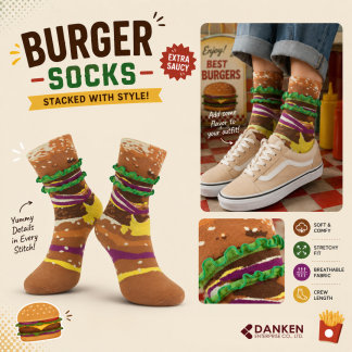 Gift Socks_Burger